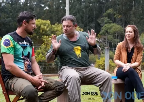 Carlos + Richard + Geneticista Fabiana